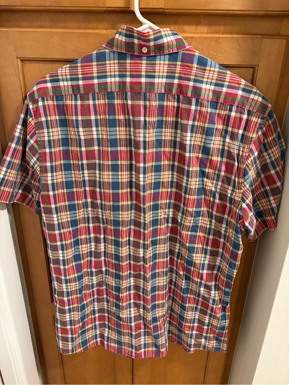 Taylor Stitch Multicolor Plaid Short-Sleeve Button-Down Shirt - Picture 5 of 5